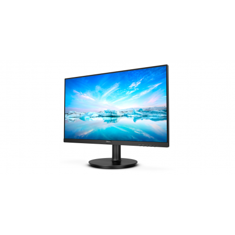 Philips V-line 222V8LA - LED monitor - 22" (21.5" viewable) - 1920 x 1080 Full HD (1080p) @ 75 Hz - VA - 250 cd/m² - 3000:1 - 4 ms - HDMI, VGA, DisplayPort - speakers - textured black - 6