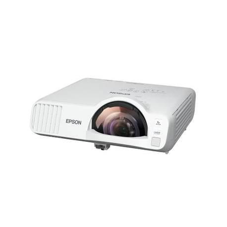 Epson EB-L200SW - 3LCD projector - 3800 lumens (white) - 3800 lumens (colour) - WXGA (1280 x 800) - 16:10 - 720p - short-throw fixed lens - 802.11a / b / g / n / ac wireless  /  LAN /  Miracast - white - 1