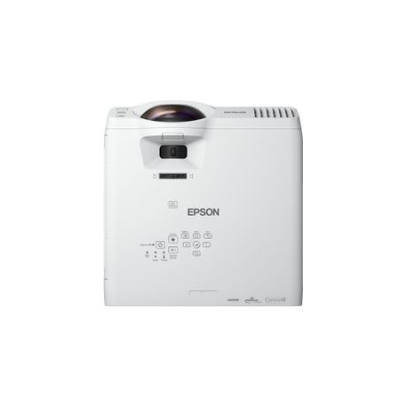 Epson EB-L200SW - 3LCD projector - 3800 lumens (white) - 3800 lumens (colour) - WXGA (1280 x 800) - 16:10 - 720p - short-throw fixed lens - 802.11a / b / g / n / ac wireless  /  LAN /  Miracast - white - 5