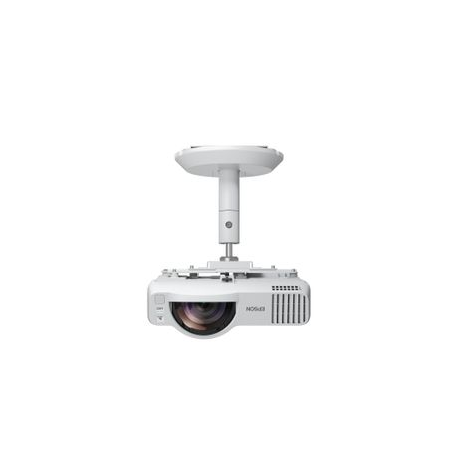 Epson EB-L200SW - 3LCD projector - 3800 lumens (white) - 3800 lumens (colour) - WXGA (1280 x 800) - 16:10 - 720p - short-throw fixed lens - 802.11a / b / g / n / ac wireless  /  LAN /  Miracast - white - 8