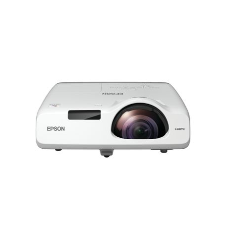 Epson EB-L200SW - 3LCD projector - 3800 lumens (white) - 3800 lumens (colour) - WXGA (1280 x 800) - 16:10 - 720p - short-throw fixed lens - 802.11a / b / g / n / ac wireless  /  LAN /  Miracast - white - 15