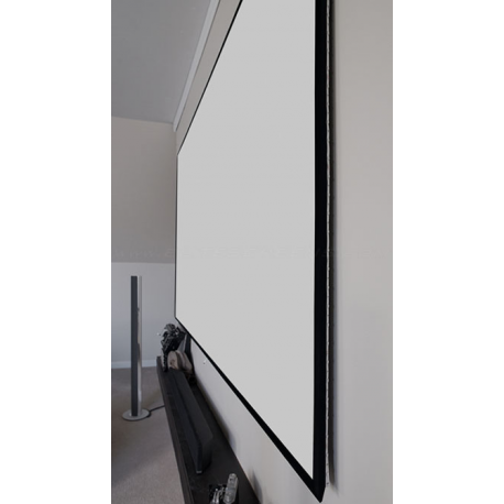 Elite Screens Aeon Series AR100WH2 - Projection screen - wall mountable - 100" (254 cm) - 16:9 - CineWhite - black - 8