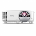 BenQ MX825STH - DLP projector - portable - 3500 ANSI lumens - XGA (1024 x 768) - 4:3 - short-throw fixed lens - LAN