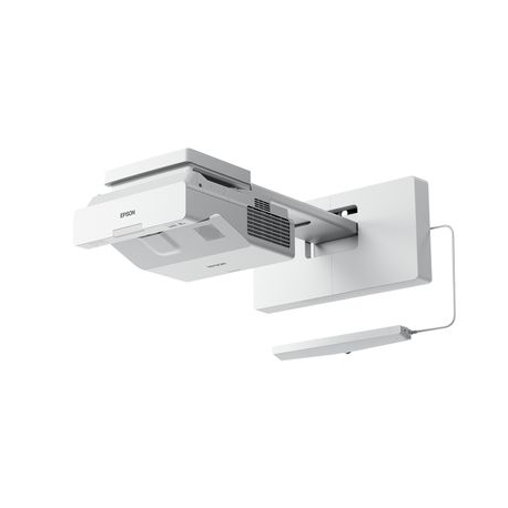 Epson EB-725Wi - 3LCD projector - 4000 lumens (white) - 4000 lumens (colour) - WXGA (1280 x 800) - 16:10 - 720p - ultra short-throw lens - 802.11a / b / g / n / ac wireless  /  LAN /  Miracast - white - 1