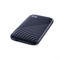 WD My Passport SSD WDBAGF0020BBL - Solid state drive - encrypted - 2 TB - external (portable) - USB 3.2 Gen 2 (USB-C connector) - 256-bit AES - midnight blue