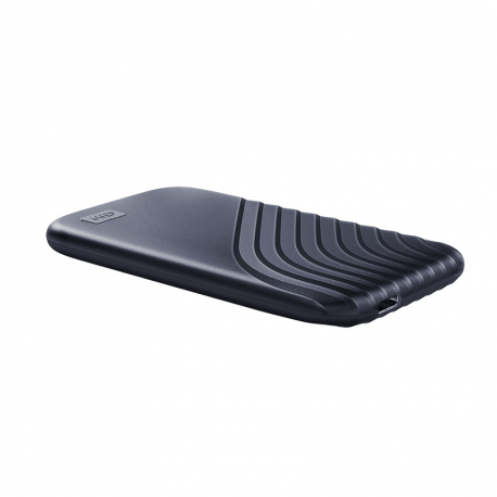 WD My Passport SSD WDBAGF0020BBL - Solid state drive - encrypted - 2 TB - external (portable) - USB 3.2 Gen 2 (USB-C connector) - 256-bit AES - midnight blue - 1