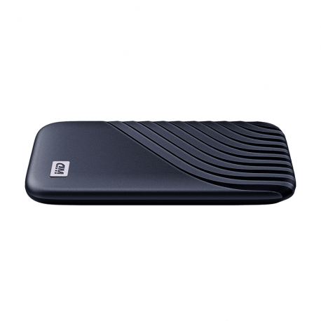 WD My Passport SSD WDBAGF0020BBL - Solid state drive - encrypted - 2 TB - external (portable) - USB 3.2 Gen 2 (USB-C connector) - 256-bit AES - midnight blue - 7