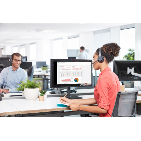 Logitech Zone Wireless MS - Headset - on-ear - Bluetooth - wireless - active noise cancelling - 14