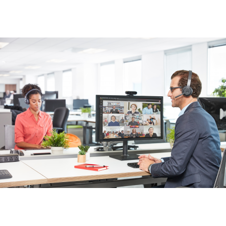 Logitech Zone Wireless MS - Headset - on-ear - Bluetooth - wireless - active noise cancelling - 20