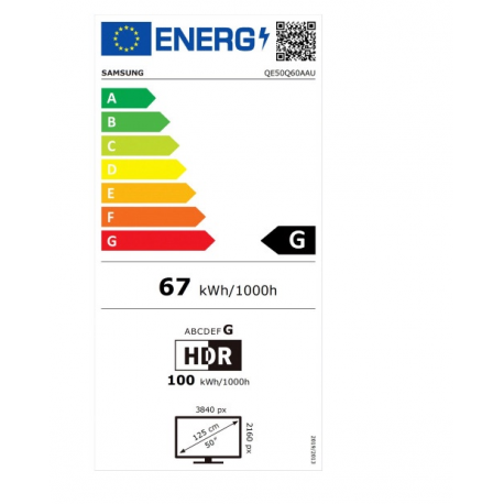 SAMSUNG TV 50inch QLED 4K QE50Q60AA