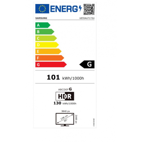 SAMSUNG TV 55inch UHD 4K UE55AU7172