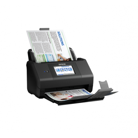 Epson WorkForce ES-580W - Document scanner - Contact Image Sensor (CIS) - Duplex - 215.9 x 6096 mm - 600 dpi x 600 dpi - up to 35 ppm (mono) / up to 35 ppm (colour) - ADF (100 sheets) - up to 4000 scans per day - USB 3.0, Wi-Fi(ac) - 4
