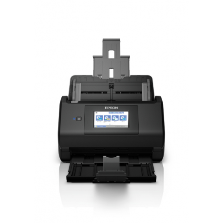Epson WorkForce ES-580W - Document scanner - Contact Image Sensor (CIS) - Duplex - 215.9 x 6096 mm - 600 dpi x 600 dpi - up to 35 ppm (mono) / up to 35 ppm (colour) - ADF (100 sheets) - up to 4000 scans per day - USB 3.0, Wi-Fi(ac) - 8