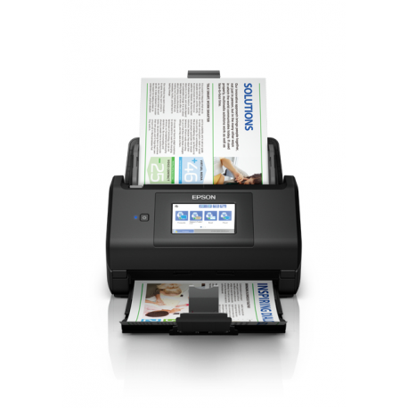 Epson WorkForce ES-580W - Document scanner - Contact Image Sensor (CIS) - Duplex - 215.9 x 6096 mm - 600 dpi x 600 dpi - up to 35 ppm (mono) / up to 35 ppm (colour) - ADF (100 sheets) - up to 4000 scans per day - USB 3.0, Wi-Fi(ac) - 10