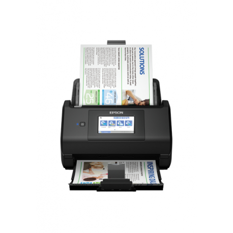 Epson WorkForce ES-580W - Document scanner - Contact Image Sensor (CIS) - Duplex - 215.9 x 6096 mm - 600 dpi x 600 dpi - up to 35 ppm (mono) / up to 35 ppm (colour) - ADF (100 sheets) - up to 4000 scans per day - USB 3.0, Wi-Fi(ac) - 11