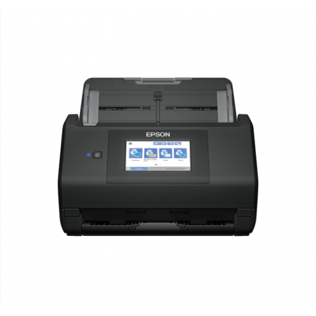 Epson WorkForce ES-580W - Document scanner - Contact Image Sensor (CIS) - Duplex - 215.9 x 6096 mm - 600 dpi x 600 dpi - up to 35 ppm (mono) / up to 35 ppm (colour) - ADF (100 sheets) - up to 4000 scans per day - USB 3.0, Wi-Fi(ac) - 16