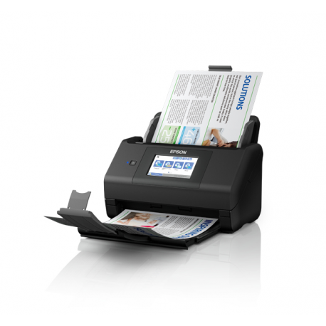 Epson WorkForce ES-580W - Document scanner - Contact Image Sensor (CIS) - Duplex - 215.9 x 6096 mm - 600 dpi x 600 dpi - up to 35 ppm (mono) / up to 35 ppm (colour) - ADF (100 sheets) - up to 4000 scans per day - USB 3.0, Wi-Fi(ac) - 18