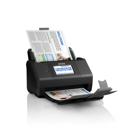 Epson WorkForce ES-580W - Document scanner - Contact Image Sensor (CIS) - Duplex - 215.9 x 6096 mm - 600 dpi x 600 dpi - up to 35 ppm (mono) / up to 35 ppm (colour) - ADF (100 sheets) - up to 4000 scans per day - USB 3.0, Wi-Fi(ac) - 19