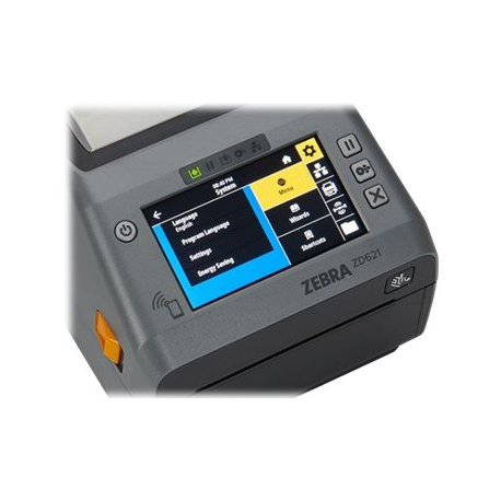 Zebra ZD621 - Label printer - thermal transfer - Roll (11.8 cm) - 300 dpi - up to 152 mm / sec - USB 2.0, LAN, serial, USB host, Wi-Fi(ac), Bluetooth 4.1 - cutter - 1