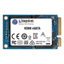 Kingston KC600 - Solid state drive - encrypted - 256 GB - internal - mSATA - SATA 6Gb/s - 256-bit AES - Self-Encrypting Drive (SED), TCG Opal Encryption