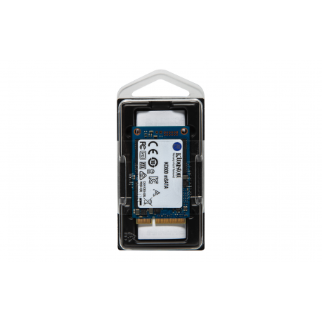 Kingston KC600 - Solid state drive - encrypted - 512 GB - internal - mSATA - SATA 6Gb/s - 256-bit AES - Self-Encrypting Drive (SED), TCG Opal Encryption - 5