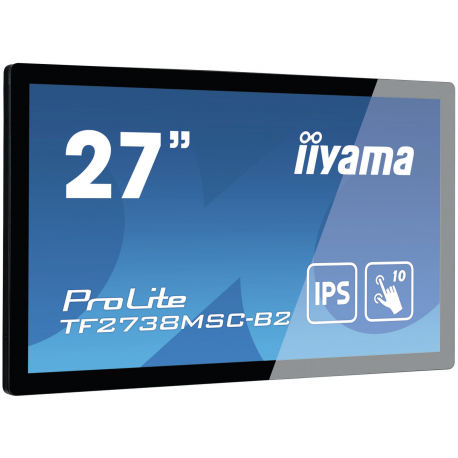 iiyama ProLite TF2738MSC-B2, 68,6 cm (27'), Projected Capacitive, 10 TP, Full HD, black