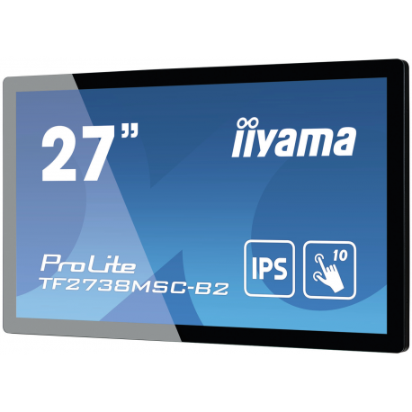 iiyama ProLite TF2738MSC-B2, 68,6 cm (27'), Projected Capacitive, 10 TP, Full HD, black