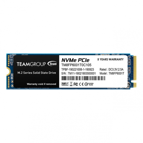 Team Group MP33 - SSD - 1 TB - internal - M.2 2280 - PCIe 3.0 x4 (NVMe) - 2