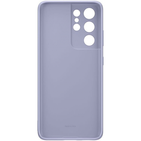 Samsung Silicone Cover EF-PG998 - Back cover for mobile phone - silicone - violet - for Galaxy S21 Ultra 5G - 1