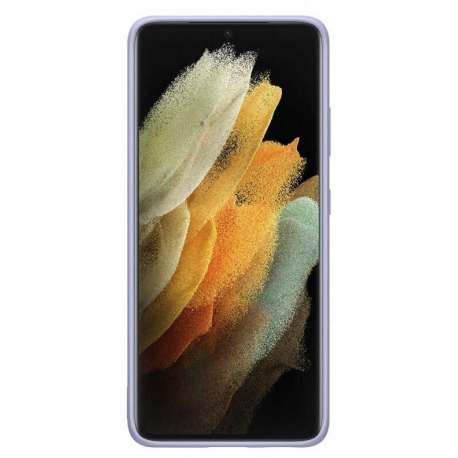 Samsung Silicone Cover EF-PG998 - Back cover for mobile phone - silicone - violet - for Galaxy S21 Ultra 5G - 2