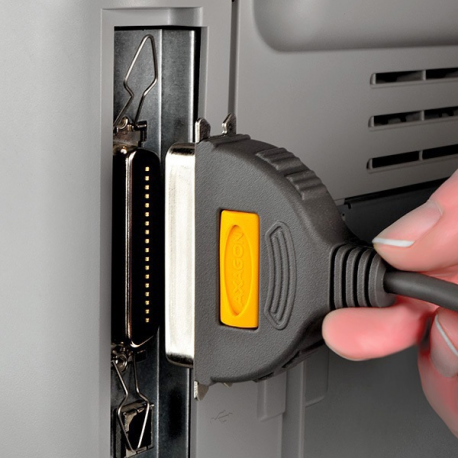 Axagon USB adapter for connecting printers with a parallel port. Centronics