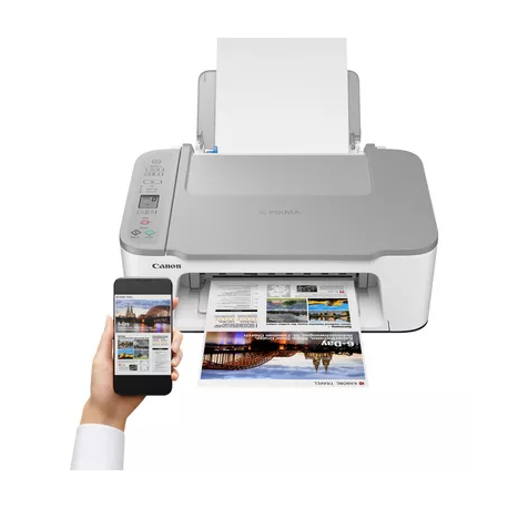 CANON PIXMA TS3451 WHITE color inkjet MFP printer 7.7 ipm