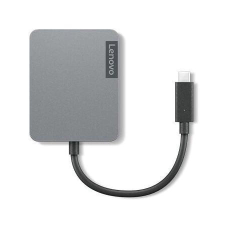 Lenovo Travel Hub Gen2 - Docking station - USB-C - VGA, HDMI - GigE - for IdeaPad 3 14; ThinkBook 14s Yoga G2 IAP; ThinkCentre neo 50; ThinkPad T14s Gen 3 - 2