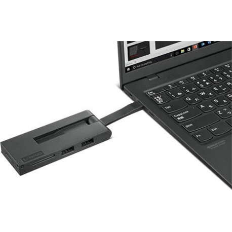 Lenovo - Port replicator - USB-C - HDMI - for ThinkPad X1 Nano Gen 1 20UN, 20UQ; X1 Titanium Yoga Gen 1 20QA, 20QB; X12 Detachable 20UV - 2