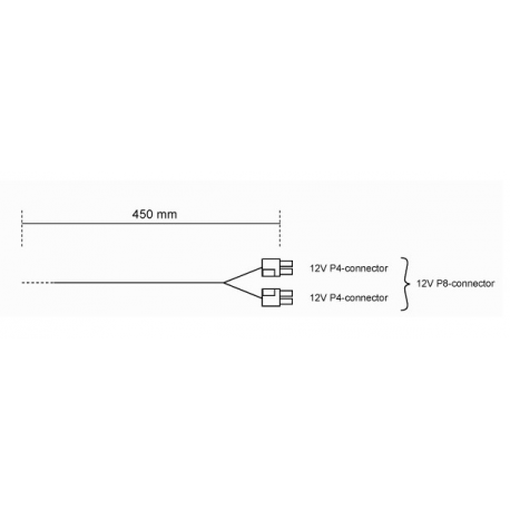 BE QUIET CPU POWER CABLE CC-4420