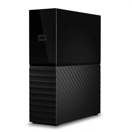 WD My Book WDBBGB0180HBK - Hard drive - encrypted - 18 TB - external (desktop) - USB 3.0 - 256-bit AES - black - 1
