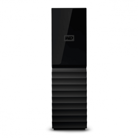 WD My Book WDBBGB0180HBK - Hard drive - encrypted - 18 TB - external (desktop) - USB 3.0 - 256-bit AES - black - 3