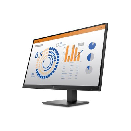 HP P27q G4 - P-Series - LED monitor - 27" - 2560 x 1440 QHD @ 60 Hz - IPS - 250 cd / m² - 1000:1 - 5 ms - HDMI, VGA - black - 1