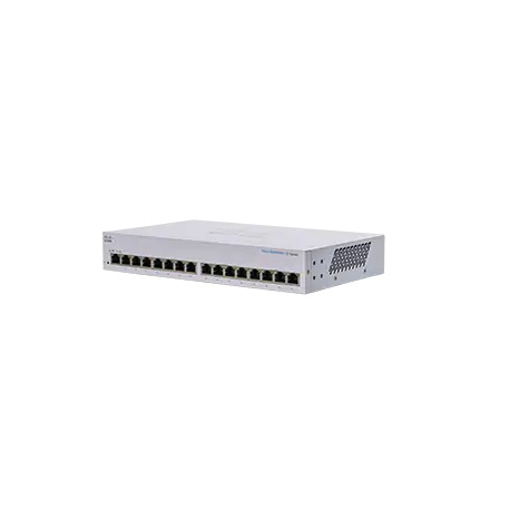 Cisco Business 110 Series 110-16T - Switch - unmanaged - 16 x 10 / 100 / 1000 - desktop, rack-mountable, wall-mountable - 1