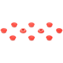 Lenovo - Trackpoint cap - red - FRU, (CRU) - Tier 1, OEM (pack of 10) - for ThinkPad L13 Gen 3; L13 Yoga Gen 3; P1 Gen 5; T14s Gen 3; X1 Carbon Gen 10; X1 Nano Gen 2