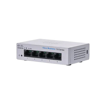 CBS110 Unmanaged 5-port GE, Desktop, Ext PS