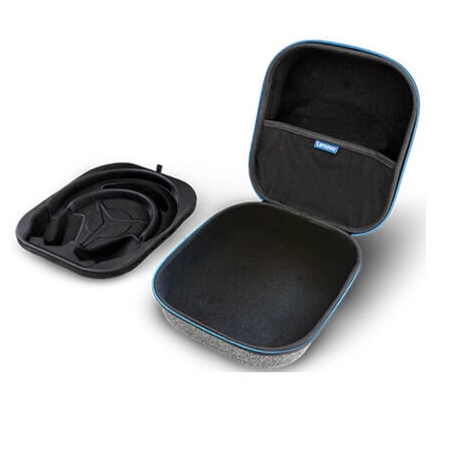 Lenovo - Case for headset - velvet, PU coated leather, mesh fabric, ethylene vinyl acetate (EVA) foam, lycra fabric - for Legion H300, H500 Pro 7.1 - 1