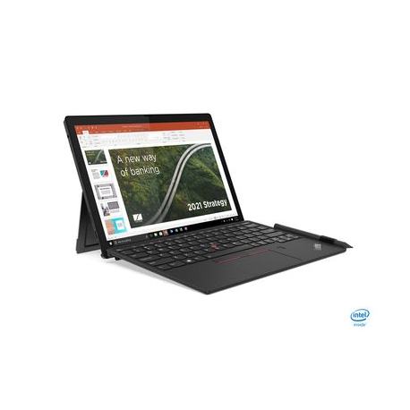 Lenovo ThinkPad X12 Detachable (Gen 1) Black, 12.3 ", IPS, Touchscreen, Full HD, 1920 x 1280, Anti-reflection, Intel Core i5, i5