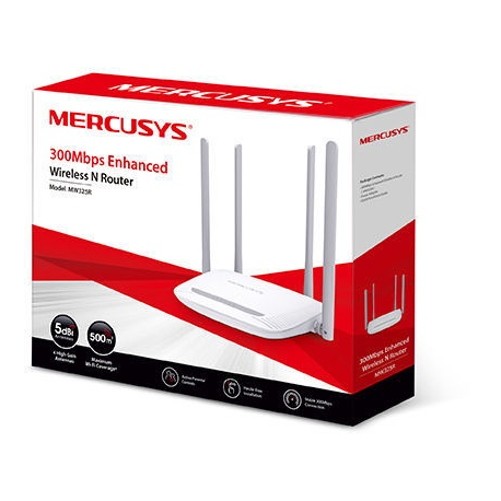 Mercusys MW325R Enhanced Wireless N - Wireless router - 802.11b/g/n - 2.4 GHz - 3