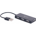 Gembird UHB-U2P4-04 - Hub - 4 x USB 2.0 - desktop