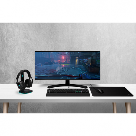 Corsair K55 RGB PRO Gaming Keyboard, RGB LED light, NA, Wired, Black