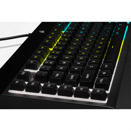Corsair K55 RGB PRO Gaming Keyboard, RGB LED light, NA, Wired, Black
