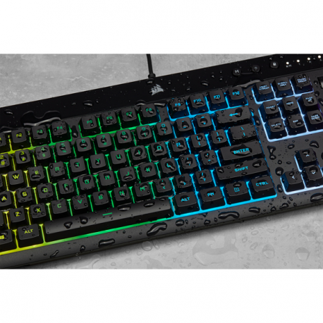Corsair K55 RGB PRO Gaming Keyboard, RGB LED light, NA, Wired, Black