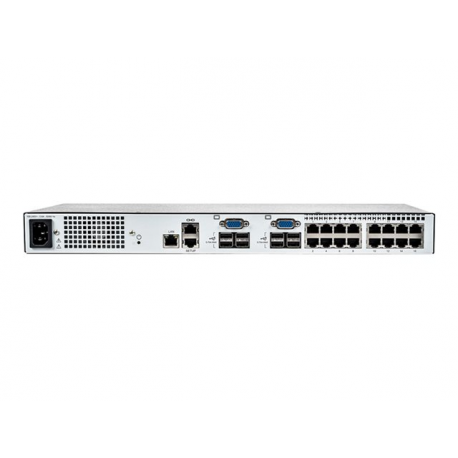 Avocent AutoView AV3216 - KVM switch - 16 x KVM port(s) - 2 local users - 1 IP user - rack-mountable - 2