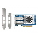 QNAP QXG-25G2SF-CX6 - Network adapter - PCIe 4.0 x8 low profile - 25 Gigabit SFP28 x 2 - for QNAP TS-H2490FU